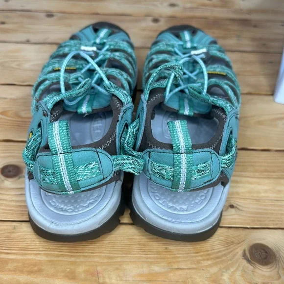 Kennn women’s water shoe waterproof whisper sandal Granite Green & Brown Sz 10 - Picture 5 of 5